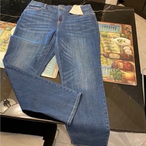Chicos Girlfriend So Slimming Ankle Length Jeans NWT size 1